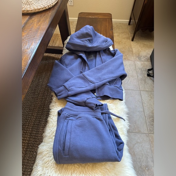 Oner Active Pants - Oner Active Set Classic Jogger & Cropped Lounge Zip Hoodie Sweatshirt